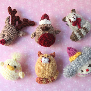 Animal Fun Face Brooches