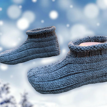 Two Slipper Styles with One Pattern