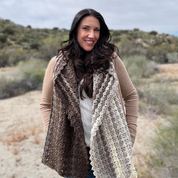 Sweet Stripes Hooded Scarf