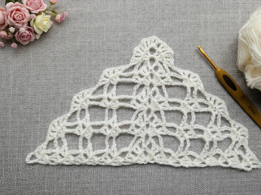 Crochet Bandana/Shawl Pattern/Chart #33