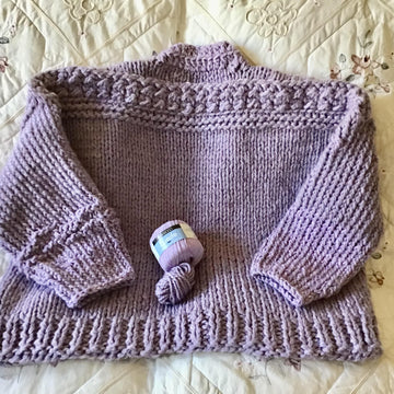 The Willshire Lavender Cardigan