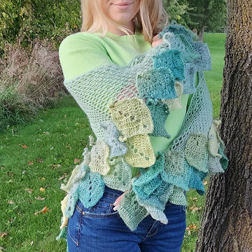 Fall Leaves Shawl