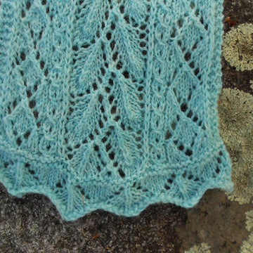 Mint Leaf Lace Scarf
