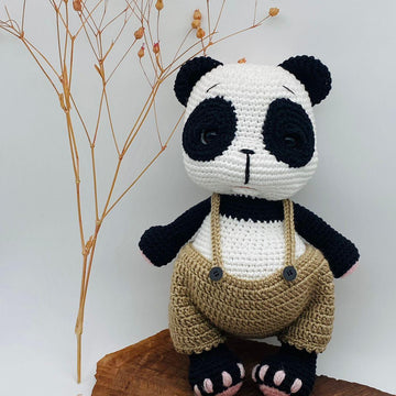 Baby Panda Amigurumi  and Panda Rattle