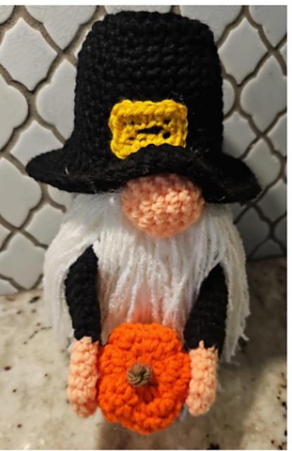 Pilgrim Gnome Bottle Cover
