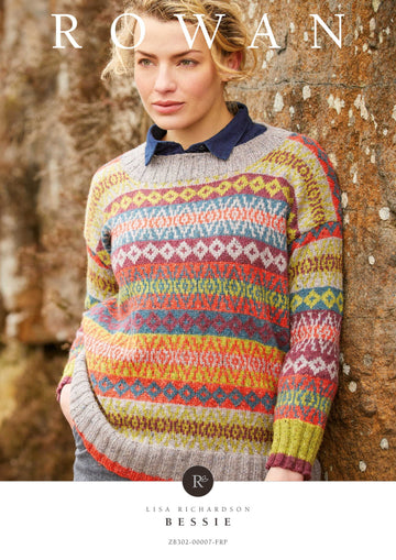 Bessie Sweater in Rowan Felted Tweed DK - Downloadable PDF