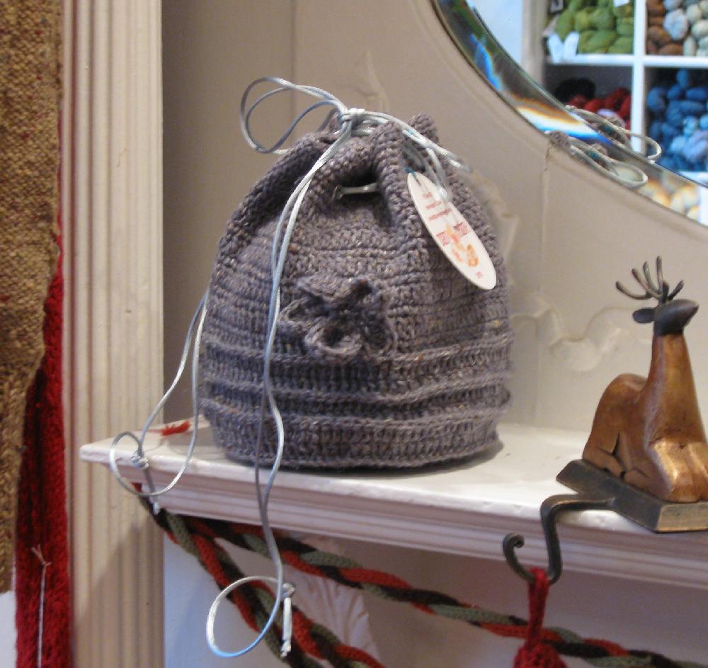 Rippled Pouch Bag