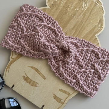Elegant Hearts Crochet Headband