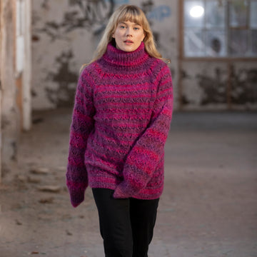 Gloria Sweater in Viking of Norway Nordlys and Kid Silk - UK-2205-5 - Downloadable PDF