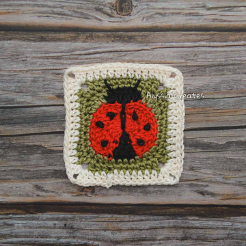 Ladybug Granny Square
