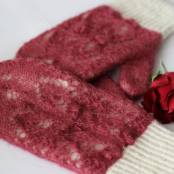 Rose Petals on Snow