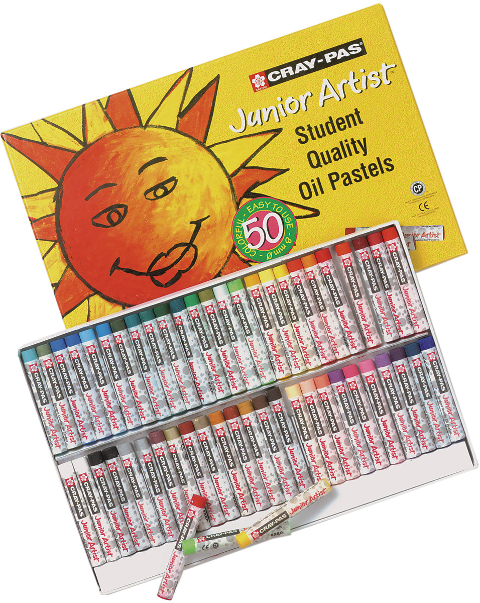 Sakura Cray-Pas Junior Artist Oil Pastels - 50/Pkg