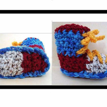 619 COLORFUL BOOTIES, Newborn to 1 year