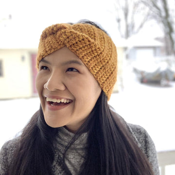 Ear warmer headband