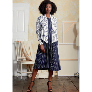 Vogue Misses' Shrug and Dress V9358 - Sewing Pattern