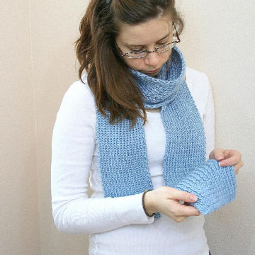A15 Womens Ribbed Scarf