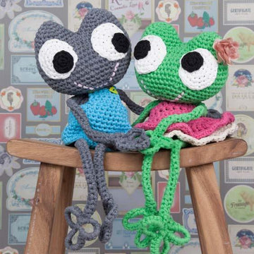 Frog Toy in Hoooked RibbonXL - Downloadable PDF