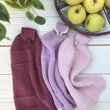 Knitted Hanging Kitchen Towel