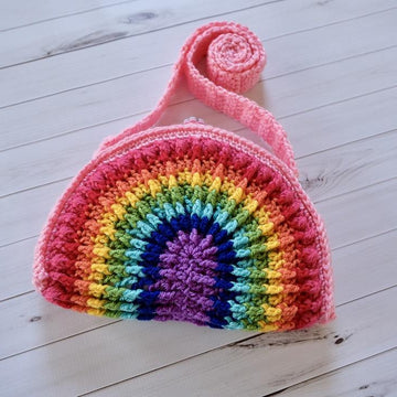Rainbow Around My Shoulder Purse