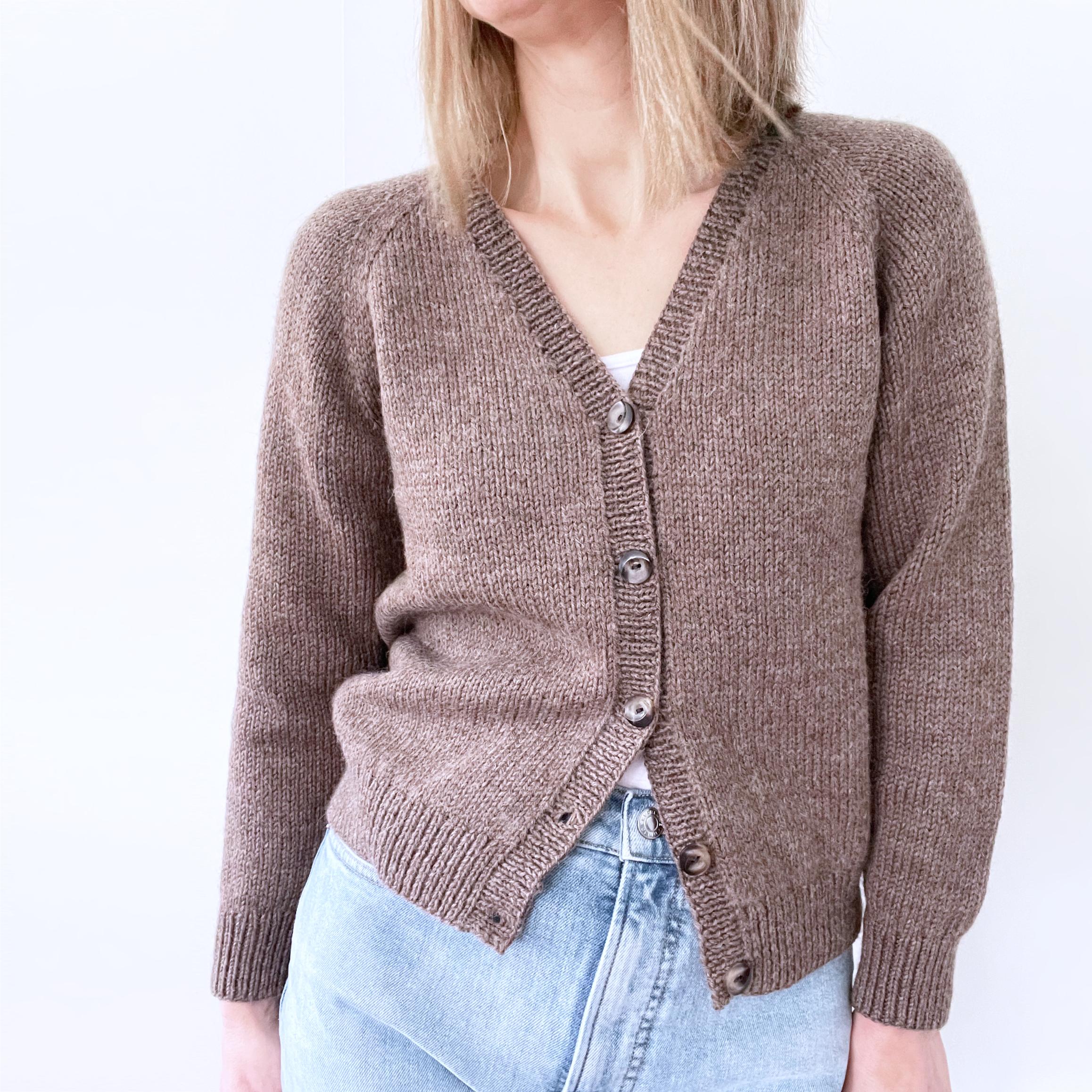 Basic V Neck Cardigan