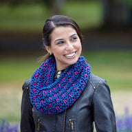 746 Harbin Cowl - Knitting Pattern for Men and Women in Valley Yarns Valley Superwash Super Bulky and Valley Superwash Bulky