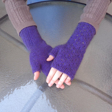 Eyelet Fingerless Gloves