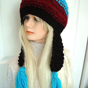 590 KNITTED EARFLAP HAT, all sizes