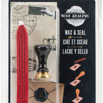 Manuscript Pen Manuscript Short Handle Design Sealing Set W/Red Wax - E