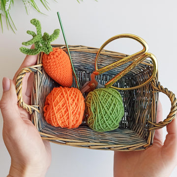 Little carrot, amigurumi food pattern