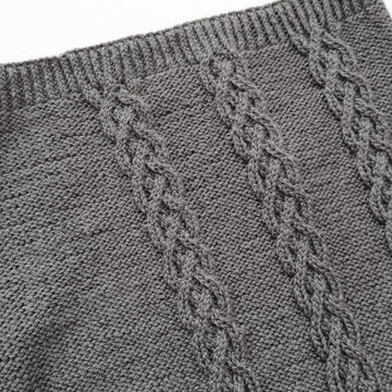 Celtic 4-strand Braided Cable | Hana Cowl Scarf