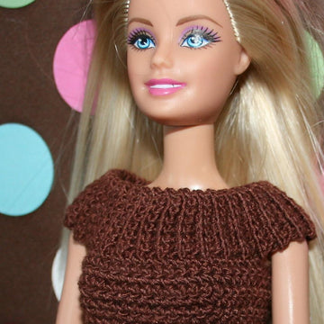 Barbie scoop neck top