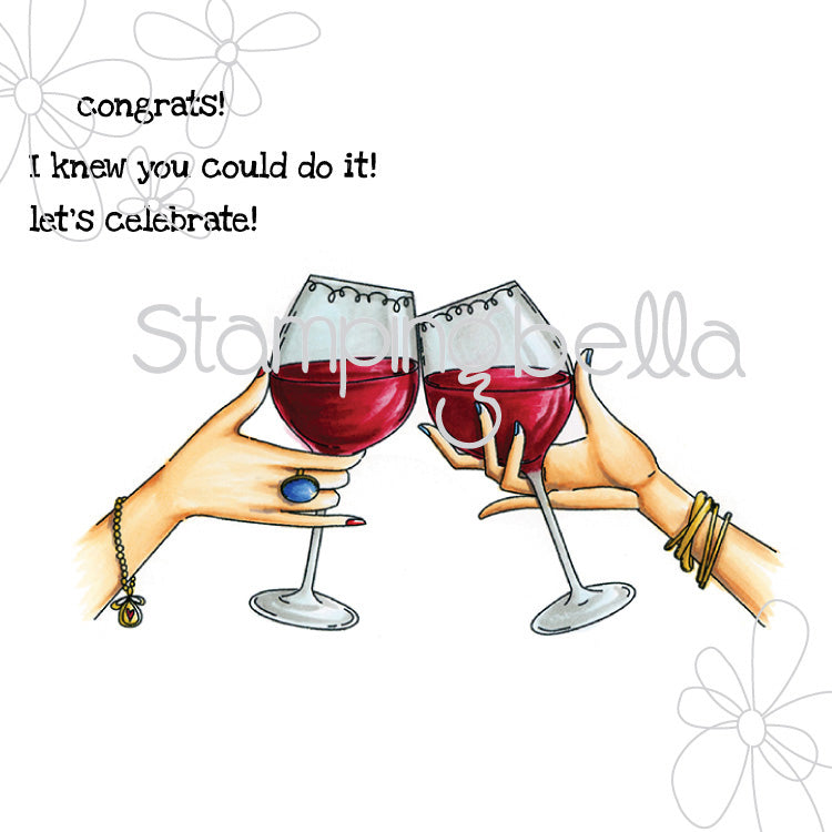 Stamping Bella Cling Stamps - Closeups "Clink"