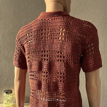 Plaid Mesh Shirt