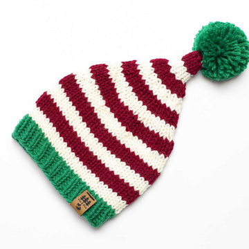 Christmas Elf Stocking Cap Hat Baby Children Women Men