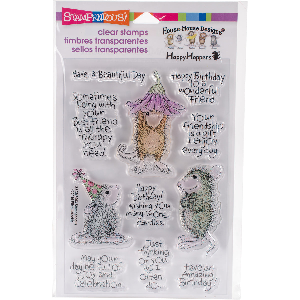 Stampendous Perfectly Clear Stamps - Friend Wishes