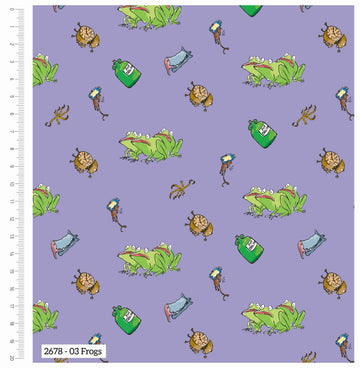 Craft Cotton Company The Witches - Frogs