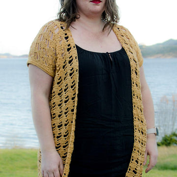 Hexagon Lace Cardigan