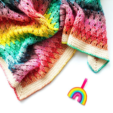 Little Larksfoot Rainbow Blanket