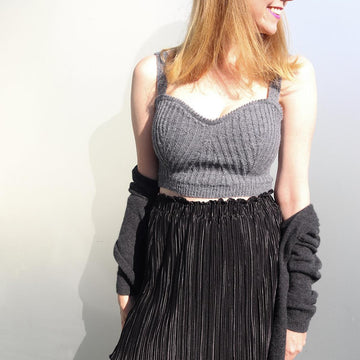 "Bridal Bodice" Hand Knit