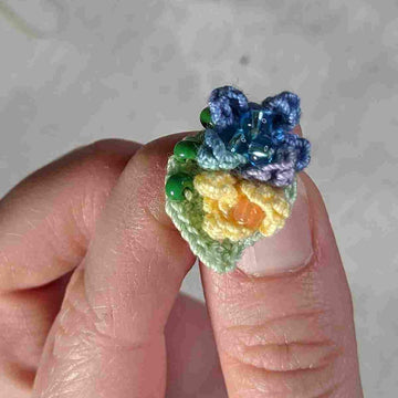 Flower Cluster Stud Earrings