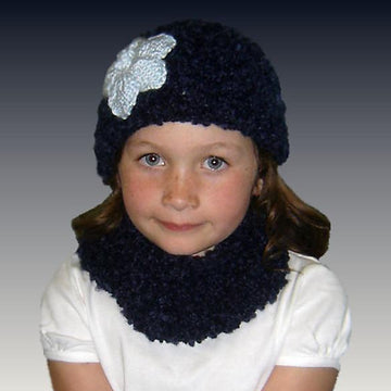 Matching Girl and Doll Beanie and Neck Warmer. 18 inch doll, children. PDF, 402