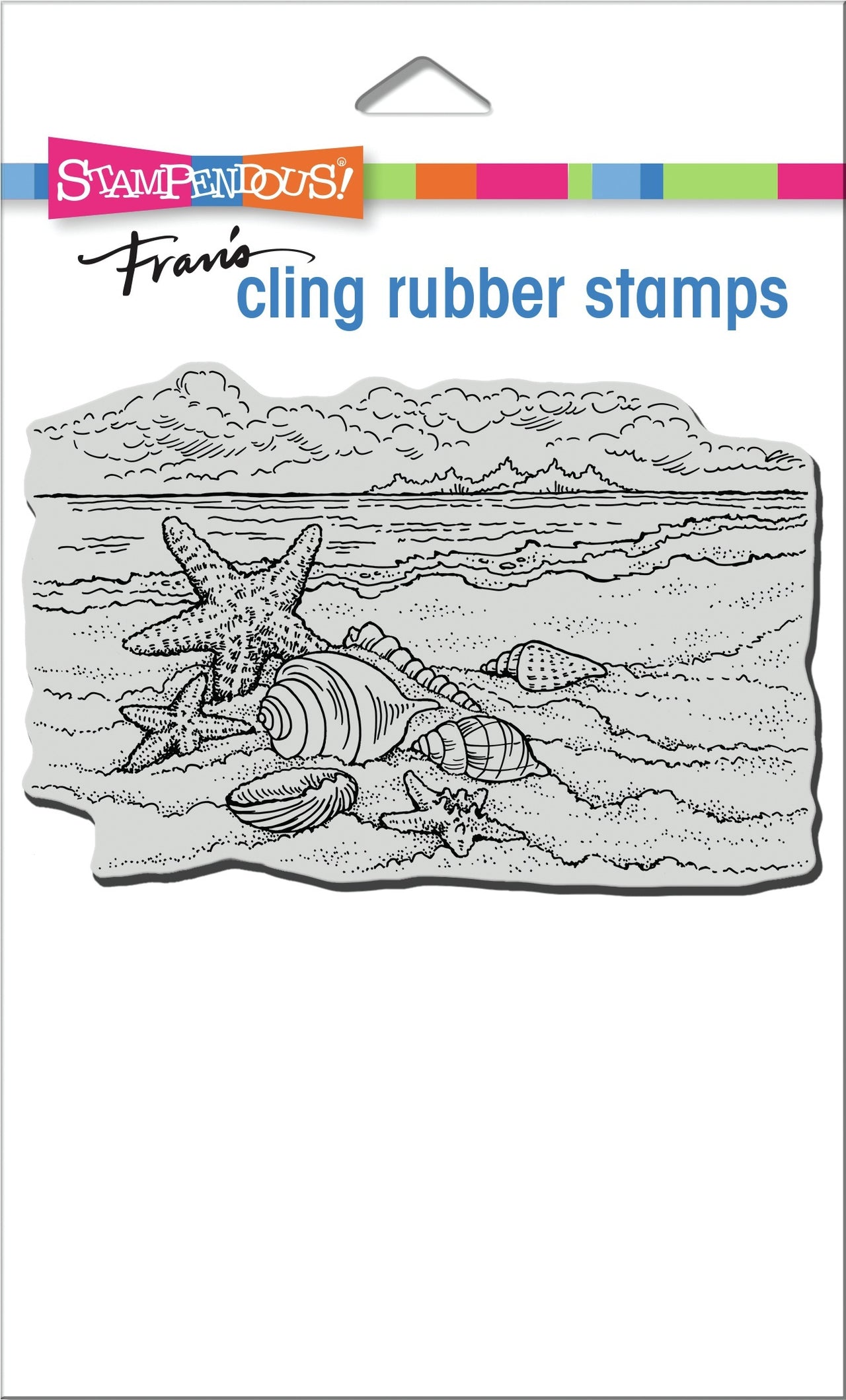 Stampendous Cling Stamp - Seaside Shells