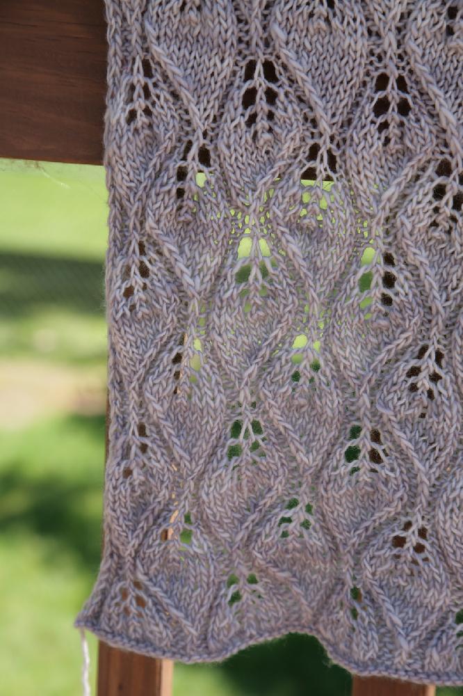 Leave-Me-Not shawl