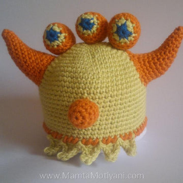 Crochet 3 Eyed Alien Hat Pattern A Cute Ogre Monster