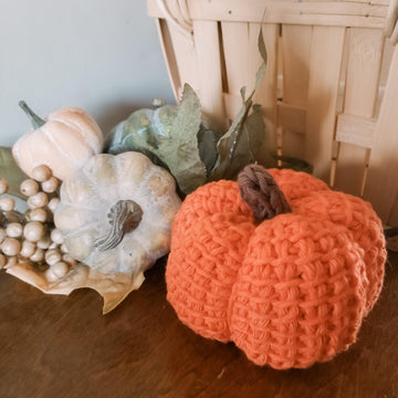 Tunisian Crochet Pumpkin