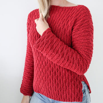 Deco Waves Sweater