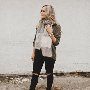 Caron Latte Scarf