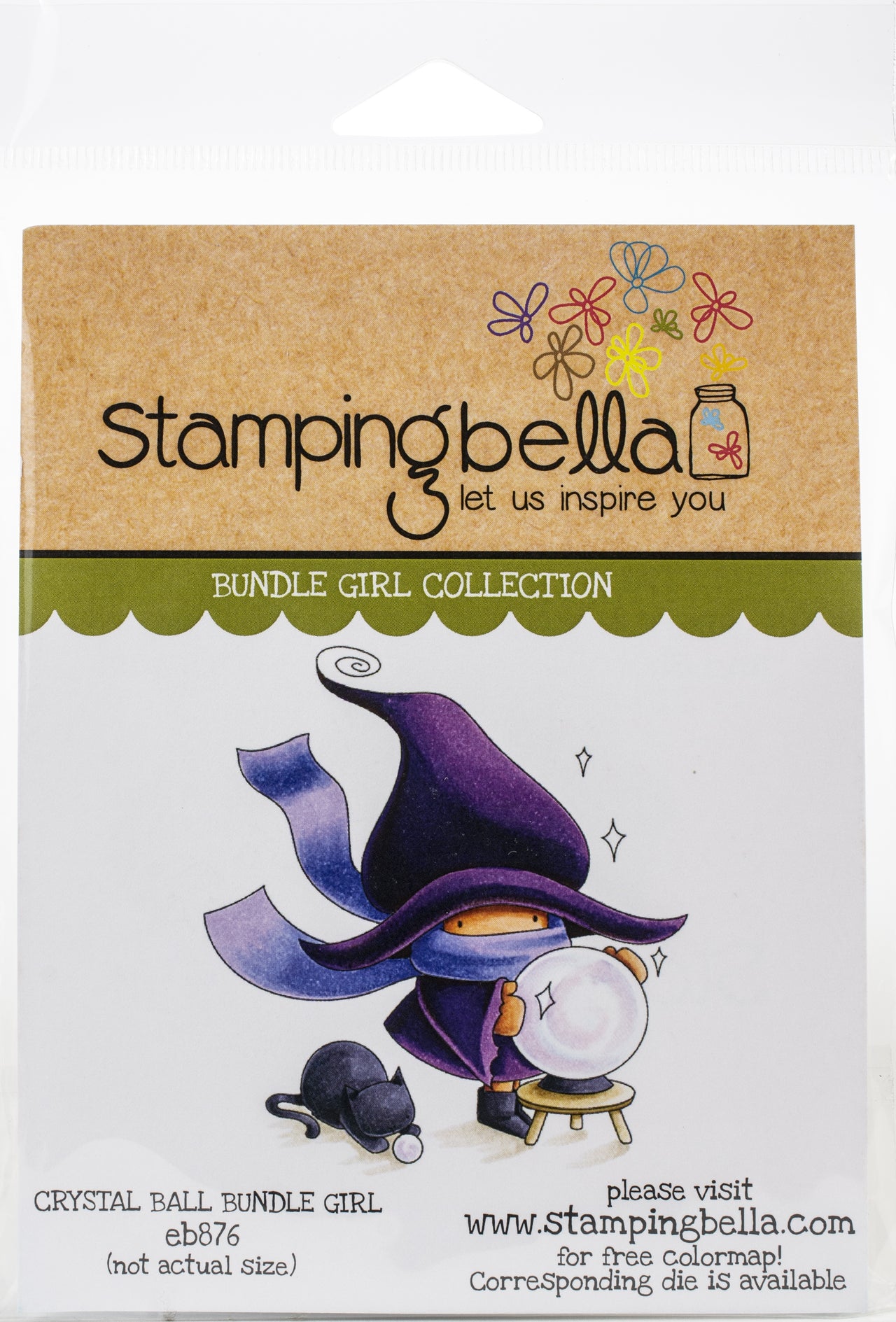 Stamping Bella Cling Stamps - Crystal Ball Bundle Girl