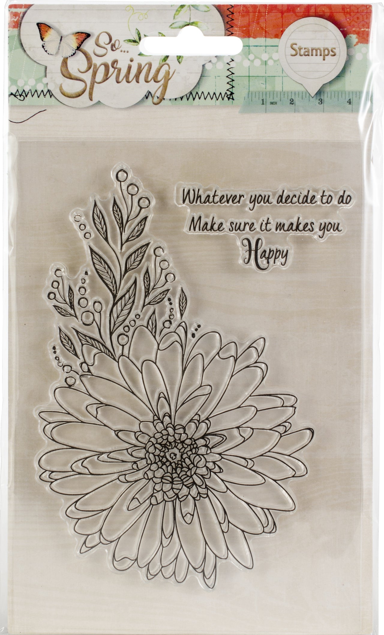 Studio Light So Spring Stamps - Happy