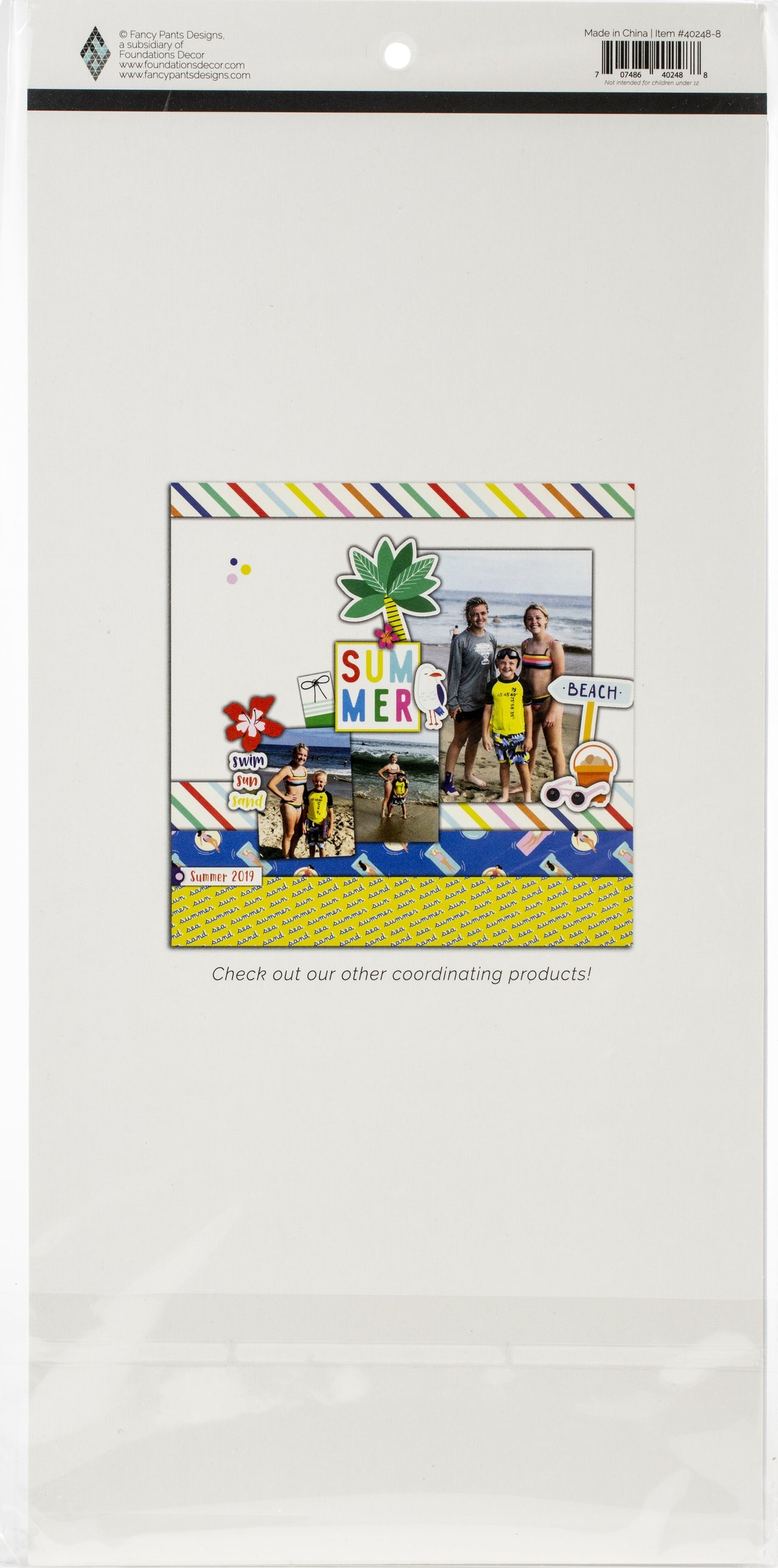 Foundations Decor Vitamin Sea Chipboard - 625735